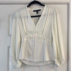 White House Black Market Corset Blouse Size 4